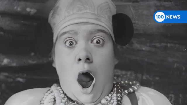 Кадр из х/ф "Морозко" (1924)